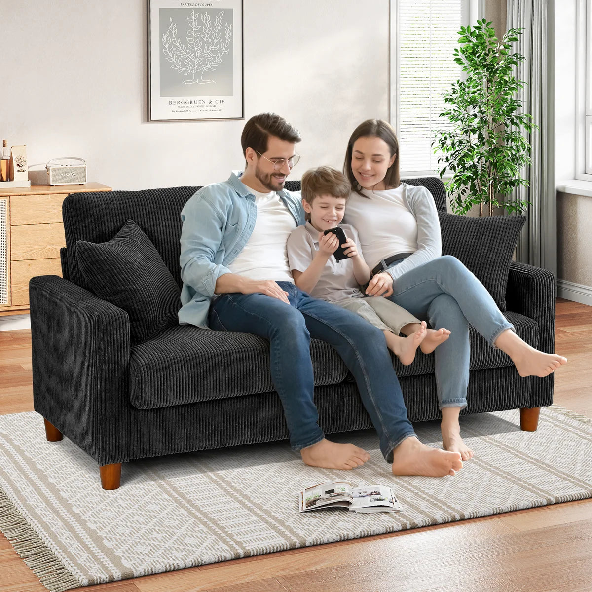 🔥2 Seater Corduroy Sofa | Limited-Time Offer | Cash on Delivery🔥