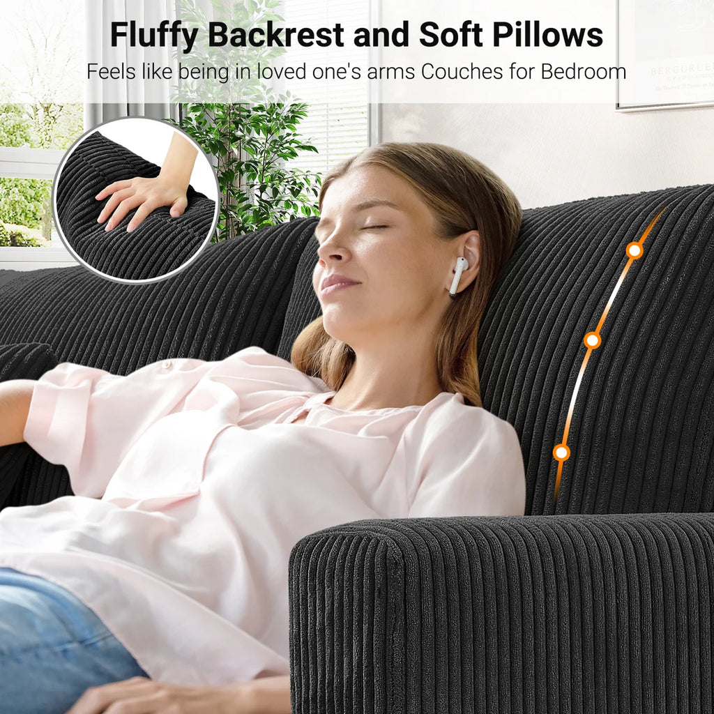 🔥2 Seater Corduroy Sofa | Limited-Time Offer | Cash on Delivery🔥