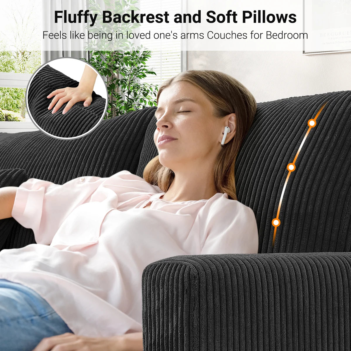 🔥2 Seater Corduroy Sofa | Limited-Time Offer | Cash on Delivery🔥
