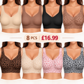 Women Jelly Bras Wirefree Full Coverage No Underwire Everyday Bras Comfortable Wireless Padded Tshirt Bra